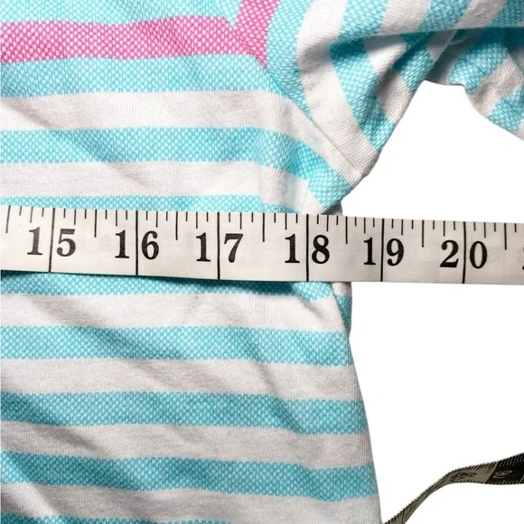 Talbots Women's Long Sleeve Striped Top - Blue, Pink, Purple - Picture 7 of 12